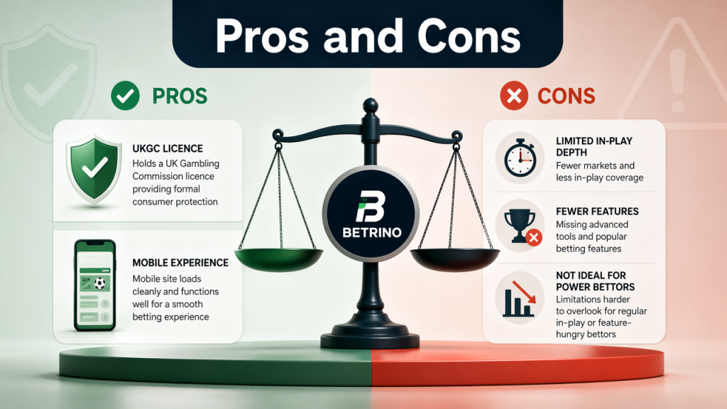 Betrino - Pros and Cons