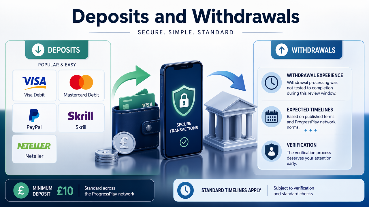 Deposits and Withdrawals