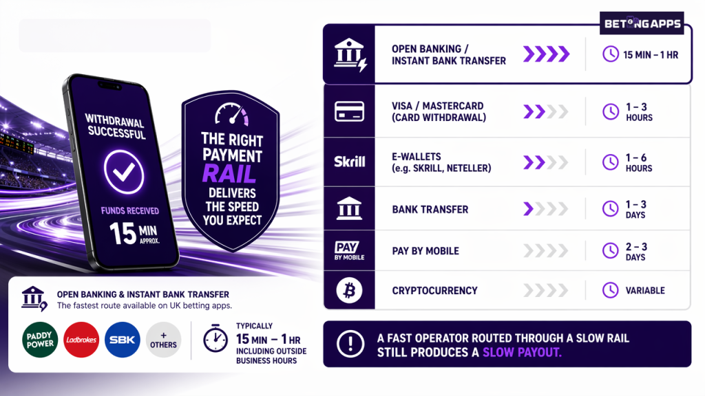 Payment Methods Ranked by Real Payout Speed