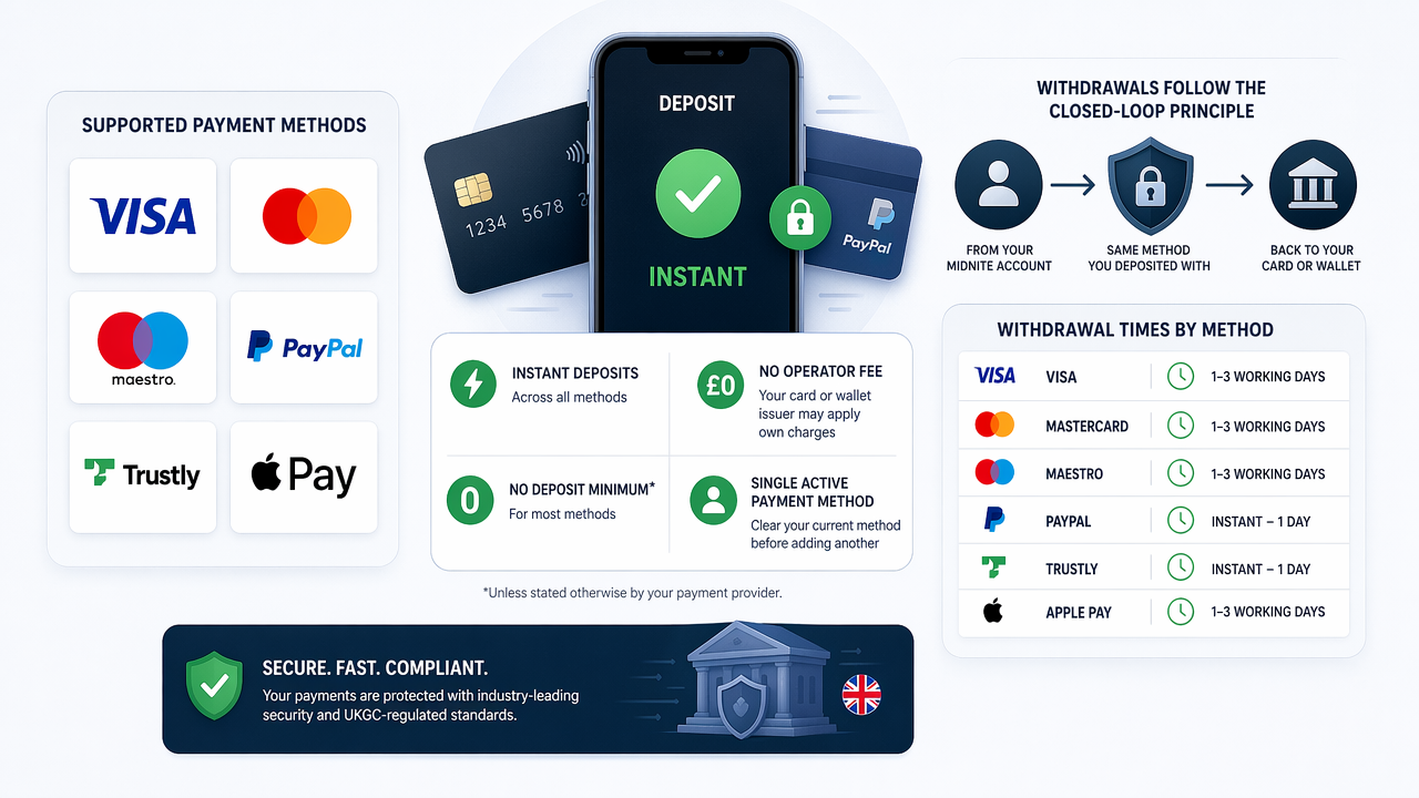Payments: Deposits and Withdrawals